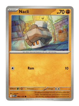 2025 Nacli #82 Mega Evolution