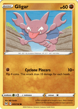 2022 Gligar #95 Lost Origin