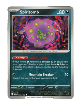 2025 Spiritomb #87 Mega Evolution
