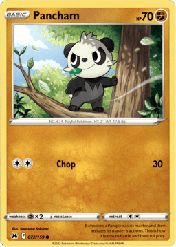 2023 Pancham #72 Crown Zenith