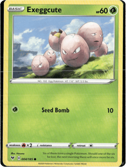 2020 Exeggcute #4 Vivid Voltage