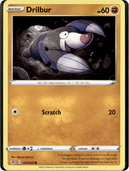 2021 Drilbur #147 Fusion Strike