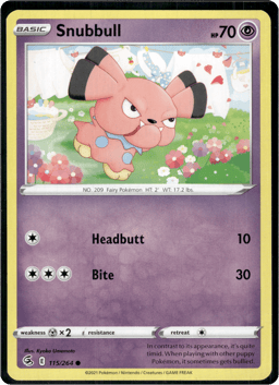 2021 Snubbull #115 Fusion Strike