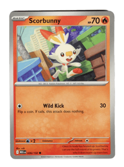 2025 Scorbunny #26 Mega Evolution