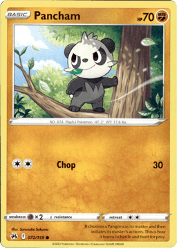 2023 Pancham #72 Crown Zenith