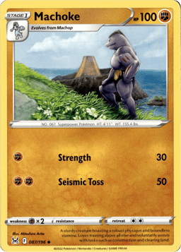 2022 Machoke #87 Lost Origin