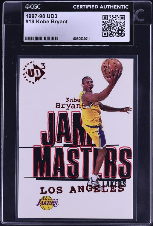 1997 UD3 Basketball Kobe Bryant #19 CGC AUTH