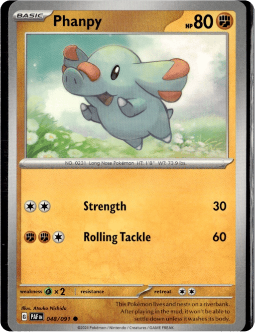 2024 Phanpy #48 Paldean Fates