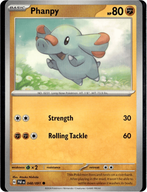 2024 Phanpy #48 Paldean Fates