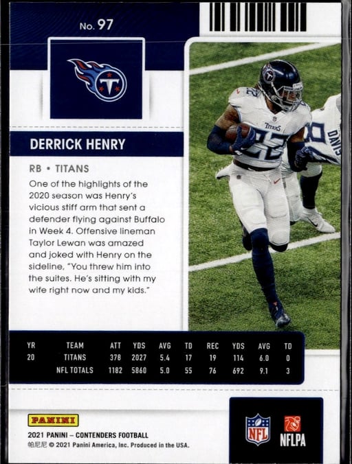 2021 Derrick Henry #97 Contenders