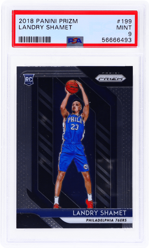 2018 Panini Prizm Landry Shamet #199 PSA 9