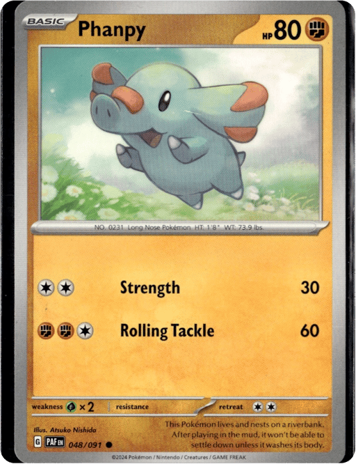 2024 Phanpy #48 Paldean Fates