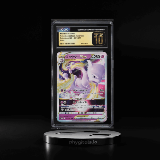 2022 Pokemon Japanese Sword & Shield GO Mewtwo VSTAR #31 CGC 10 PRISTINE