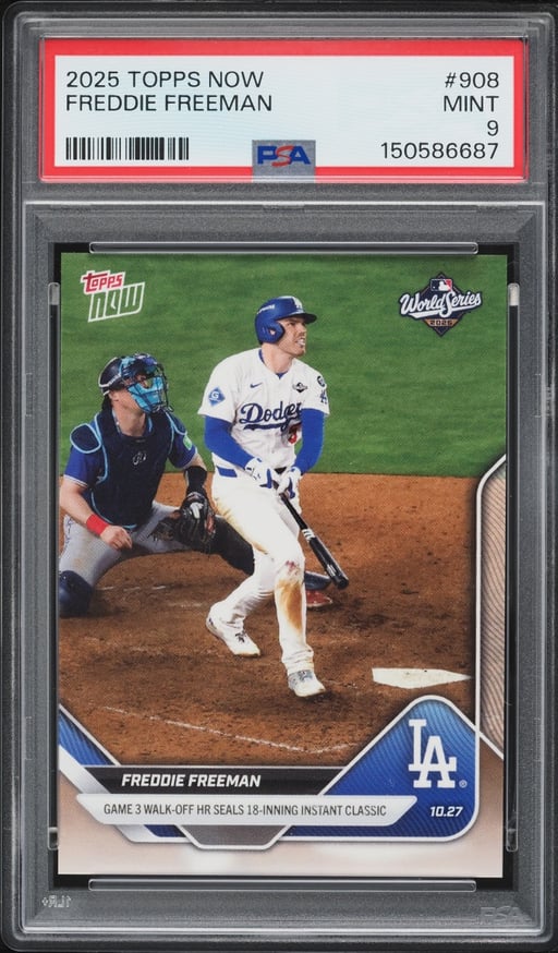 2025 Topps Now Freddie Freeman #908 PSA 9 MINT