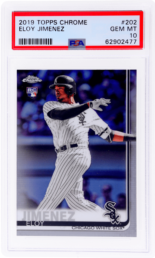 2019 Topps Chrome Eloy Jimenez #202 PSA 10