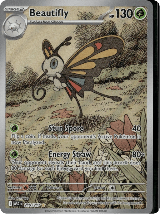 2026 Beautifly #219 Ascended Heroes
