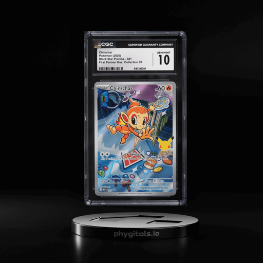 2026 Pokemon Mega Promo First Partner Illustration S1 Full Art Chimchar #41 CGC 10 GEM MINT