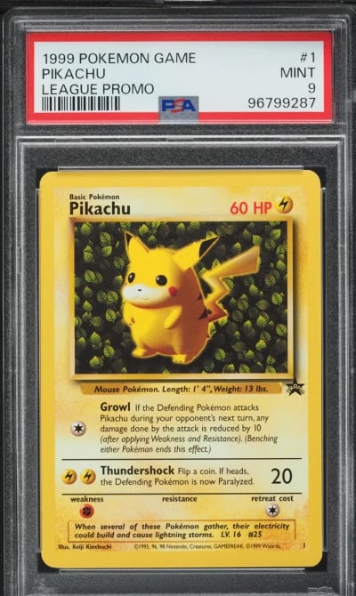1999 Pokemon League Black Star P