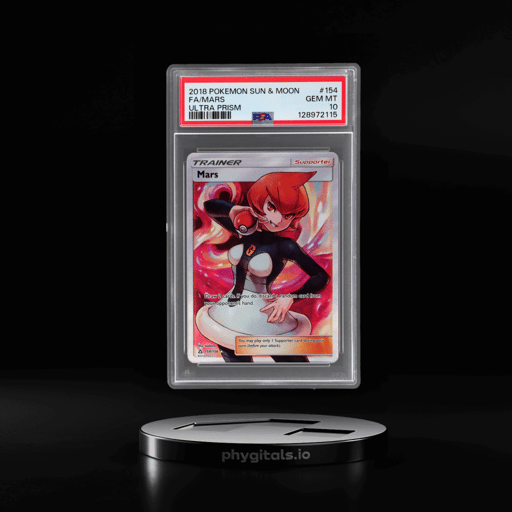 2018 Pokemon Sun and Moon Ultra Prism Mars #154 PSA 10