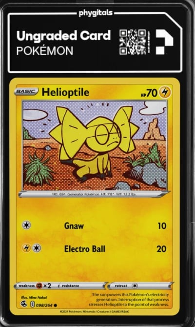 2021 Helioptile Fusion Strike #098