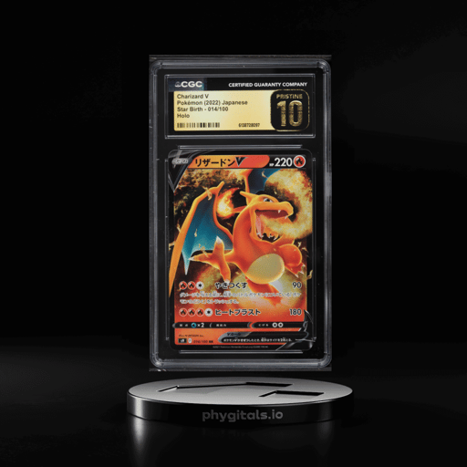 2022 Pokemon Japanese Sword & Shield Star Birth Holo Charizard V #14 CGC 10 PRISTINE