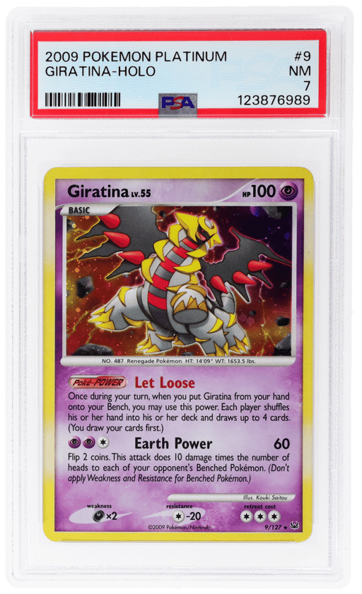 2009 Pokemon Platinum Holo Giratina #9 PSA 7