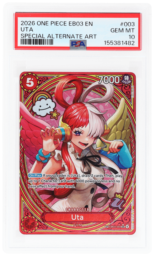 2026 Piece Card Game -One Piece Heroines Edition- Piece Card Game -One Piece Heroines Edition- Uta #EB03003 PSA 10