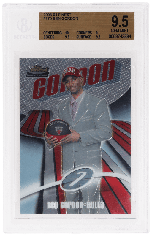 2003 Finest Ben Gordon #175 BGS 9.5