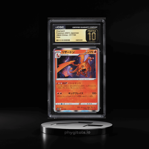 2021 Pokemon Japanese Sword & Shield VMAX Climax Holo Charizard #17 CGC 10 PRISTINE