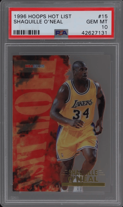 1996 Hoops Hot List Shaquille O'
