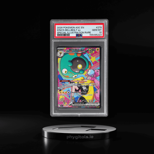 2026 Pokemon Mega Evolution Ascended Heroes Special Illustration Rare Iono's Bellibolt Ex #279 PSA 10