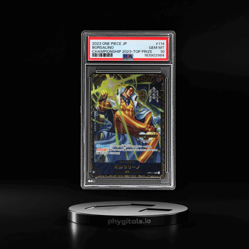 2023 One Piece Promo Japanese Championship Top Prize Borsalino #OP02114 PSA 10