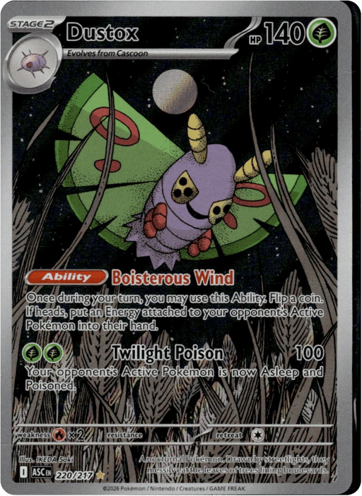 2026 Dustox #220 Ascended Heroes