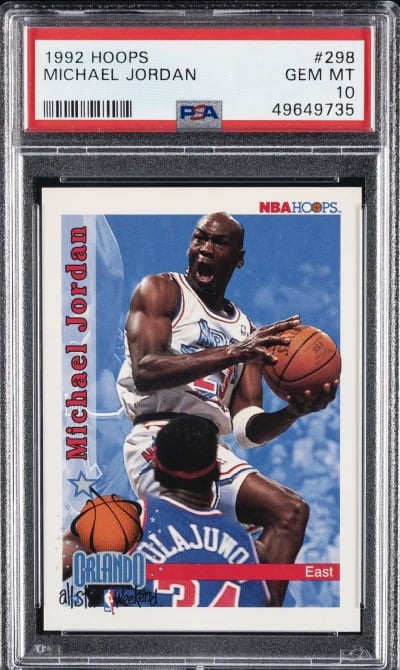 1992 HOOPS #298 MICHAEL JORDAN P