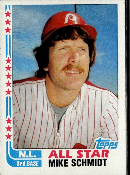1982 Mike Schmidt #339 Baseball