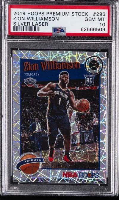 2019 PANINI HOOPS PREM STOCK SIL