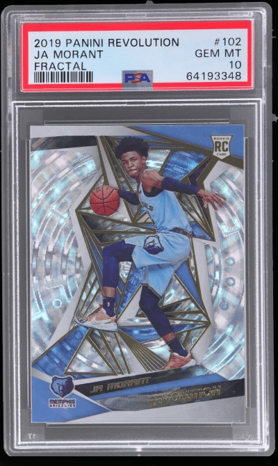 2019 Panini Revolution Fractal Ja Morant #102 PSA 10