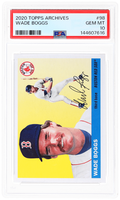 2020 Topps Archives Wade Boggs #98 PSA 10