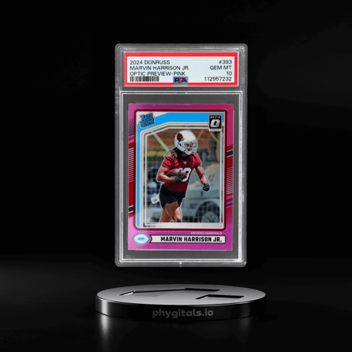2024 Donruss Optic Rated Rookie Preview Pink Marvin Harrison Jr. #393 PSA 10
