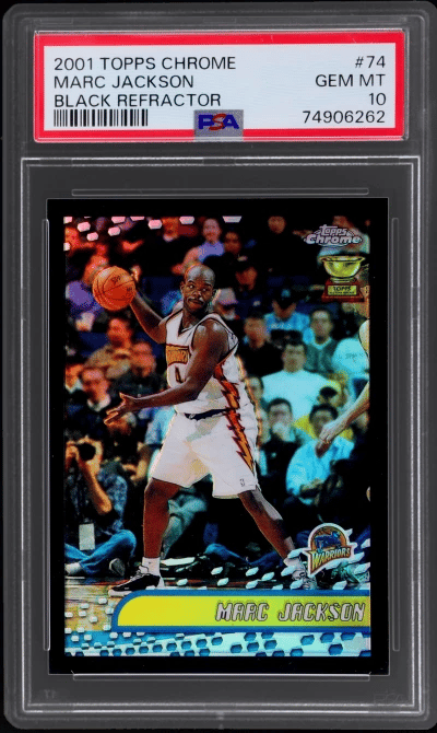 2001 Topps Chrome Black Refracto