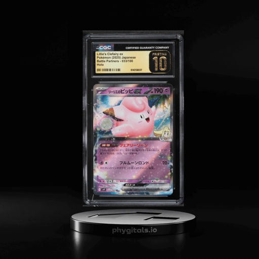 2025 Pokemon Japanese SV Battle Partners Holo Lillie's Clefairy Ex #33 CGC 10 PRISTINE