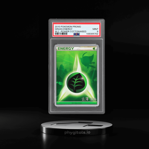 2010 Pokemon World Championships Promo Power Cottonweed Grass Energy PSA 9