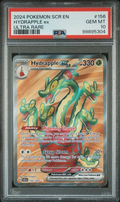 2024 POKEMON SCR EN-STELLAR CROWN ULTRA RARE #156 HYDRAPPLE EX PSA 10