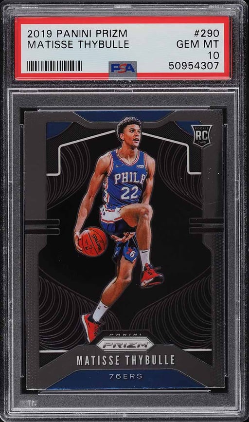2019 Panini Prizm Matisse Thybulle ROOKIE #290 PSA 10 GEM MINT
