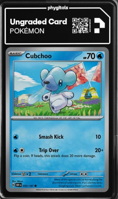 2023 Cubchoo Obsidian Flames #05
