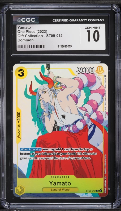 2023 One Piece Gift Collection Yamato #ST09-012 CGC 10 GEM MINT