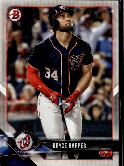 2018 Bryce Harper #69 Bowman