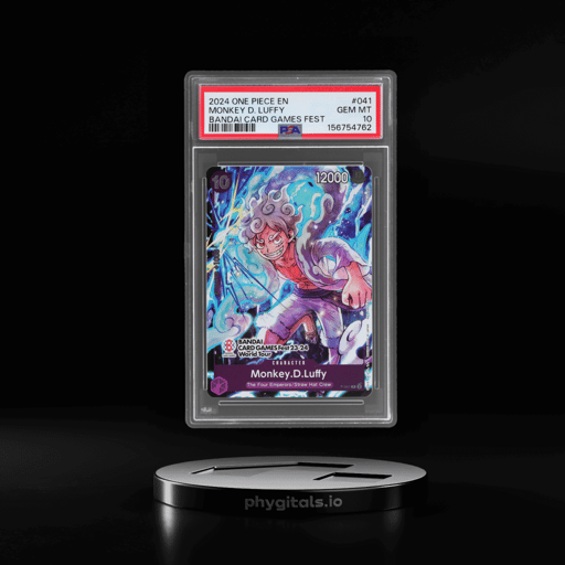 2024 One Piece Promo Bandai Card Games Fest '23 To '24 World Tour Monkey D. Luffy #P-041 PSA 10