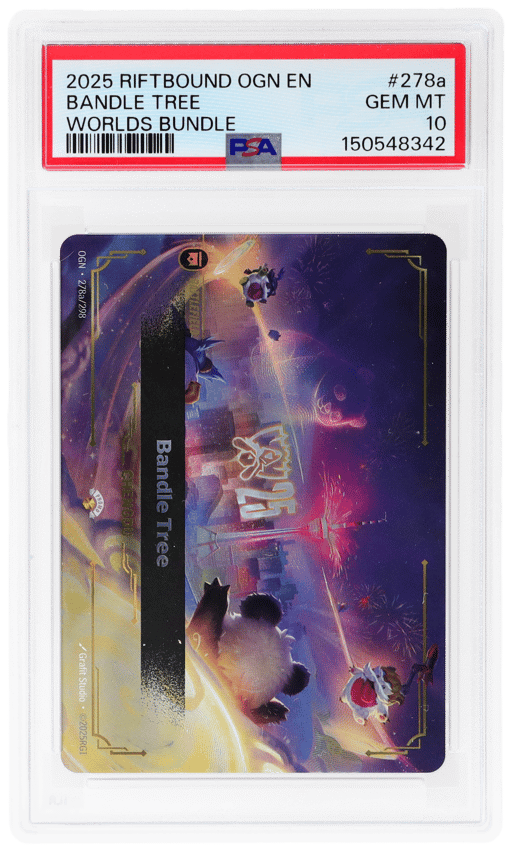 2025 Riftbound: League of Legends Origins Worlds Bundle Chengdu Bandle Tree #278a PSA 10