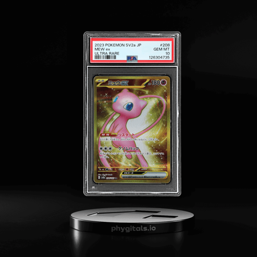 2023 Pokemon Scarlet and Violet Expansion Pack 151 Japanese Ultra Rare Mew Ex #208 PSA 10